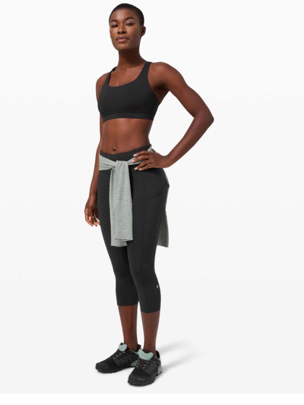 Lululemon fast and‎ Free crop 11 19”
Non reflective black 4